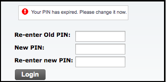 change pin screenshot